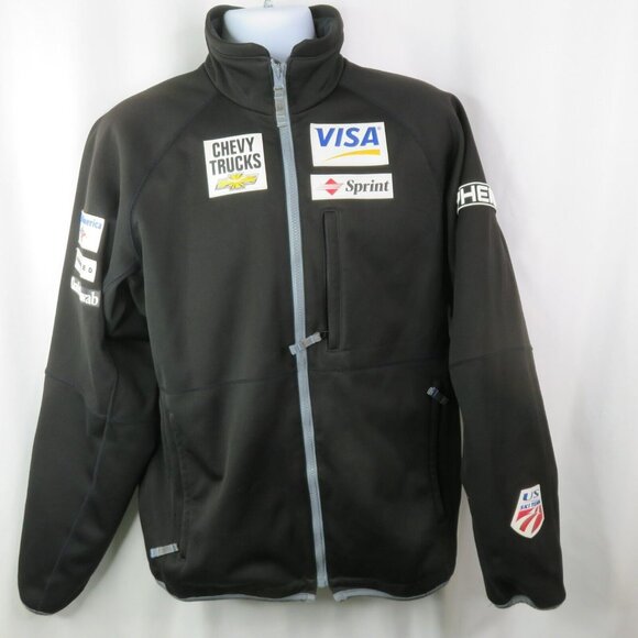 US Ski Team Jacket Mens Size L Sponsor Patches Logos Phenix USA Official - Picture 6 of 12